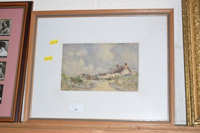 Lot 33 - Eyres Simmons study of rural cottages,...