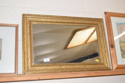 Lot 34 - A gilt framed rectangular wall mirror