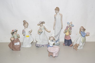 Lot 47 - Collection of seven various Nao figurines