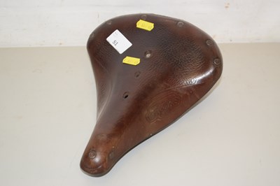 Lot 51 - A vintage Brooks leather cycle saddle