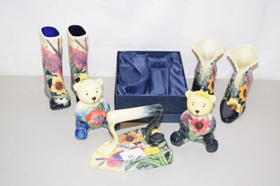 Lot 55 - A collection of Old Tupton model shoes, teddy...
