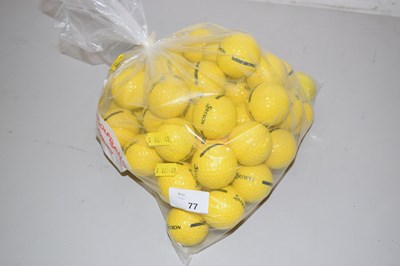 Lot 77 - A bag of fifty golf balls