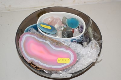 Lot 133 - A box of various minera samples