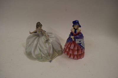 Lot 99 - ROYAL DOULTON FIGURINE, A VICTORIAN LADY,...