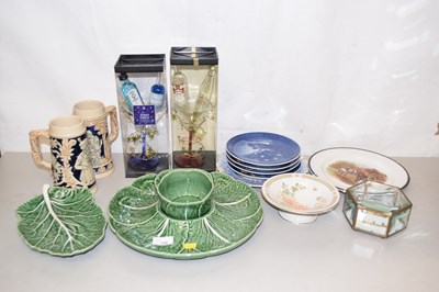 Lot 149 - Mixed Lot: Copenhagen Christmas plates, German...