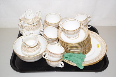 Lot 153 - A quantity of 19th Century gilt decorated tea...