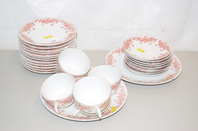 Lot 158 - A quantity of floral decorated tea wares
