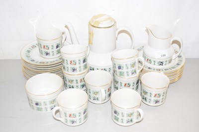 Lot 199 - A Royal Doulton tapestry pattern tea set