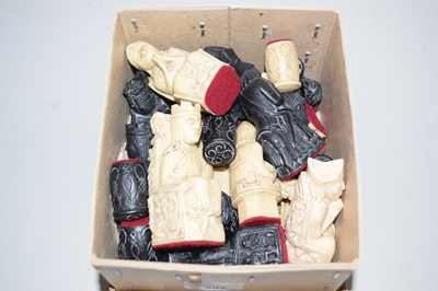 Lot 209 - A reproduction resin chess set