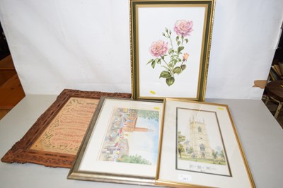 Lot 217 - An unusual fretwork picture of The Lords...