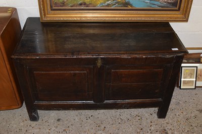Lot 258 - An 18th Century oak coffer