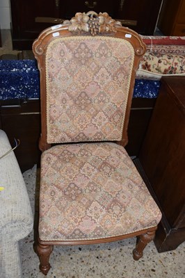Lot 280 - A late 19th Century French side chair with...