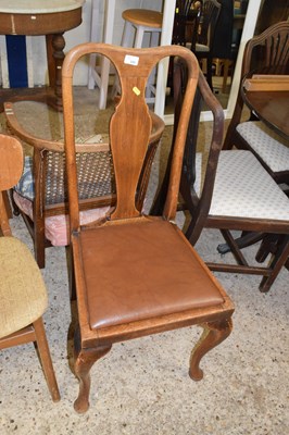 Lot 330 - A Queen Anne Revival dining chair