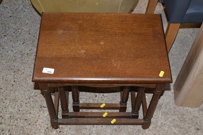 Lot 335 - Nest of three tables