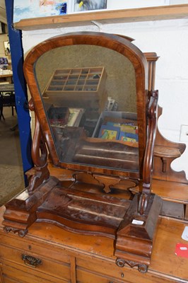 Lot 337 - A Victorian mahogany framed dressing table...