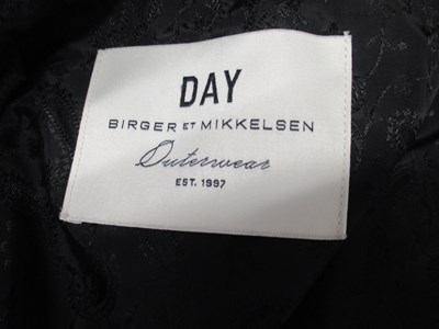 Lot 96 - A gunmetal grey leather jacket by Day Birger...