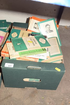 Lot 577 - Two boxes of mainly Penguin books