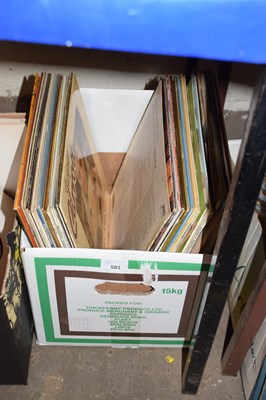 Lot 581 - One box of mixed records