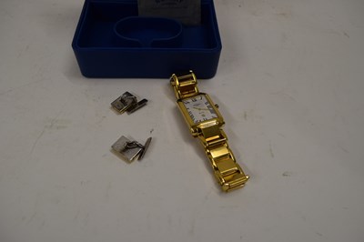 Lot 126 - ROTARY ELITE GOLD PLATED GENTS WRIST WATCH...