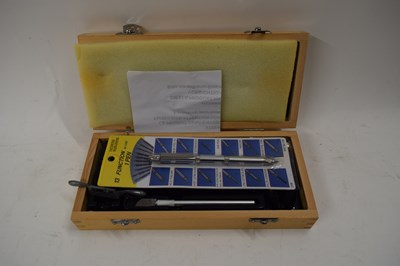 Lot 127 - SMALL CASED CRAFTSMAN'S TOOL KIT