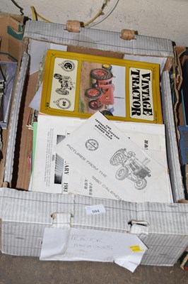 Lot 594 - One box of tractor magazines