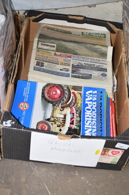 Lot 597 - One box of tractor magazines