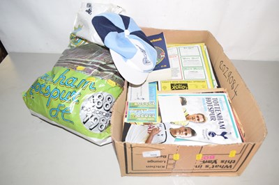 Lot 506 - Box of various football programs to include...