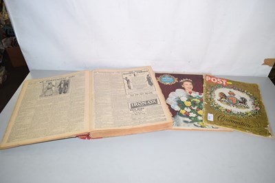 Lot 512 - A folder of Sunday Pictorial magazines circa...