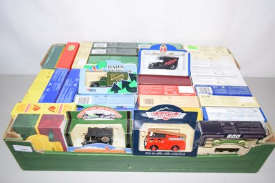 Lot 514 - A box of Days Gone and other toy vehicles in...
