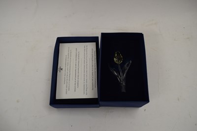 Lot 135 - SWAROVSKI CRYSTAL CASED MODEL OF A FLOWER