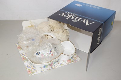 Lot 545 - A boxed Aynsley porcelain strawberries and...