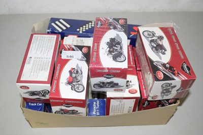 Lot 546 - A box of Corgi and classic motorbike models