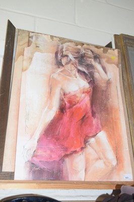 Lot 553 - Two coloured prints of nudes