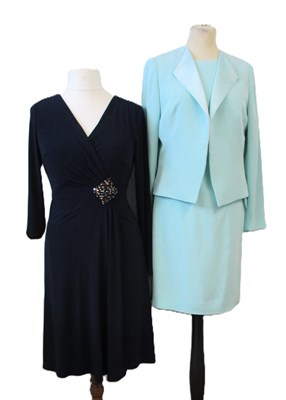 Lot 106 - Ladies occasion wear: including a blue stretch...