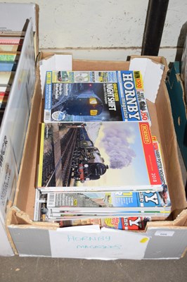 Lot 666 - Box of Hornby railway magazines