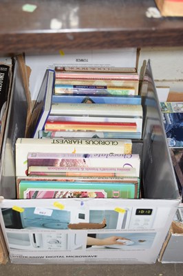 Lot 667 - One box of assorted cookbooks