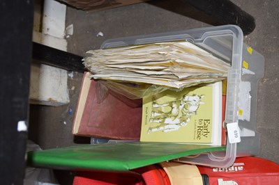 Lot 669 - Box of various books and magazines to include...