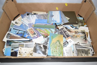 Lot 675 - Large box containing various postcards