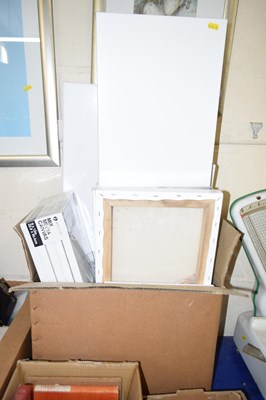 Lot 683 - One box of various canvases