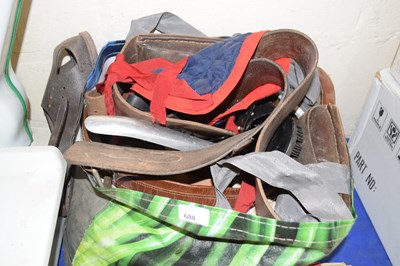 Lot 688 - One box of various horse tack
