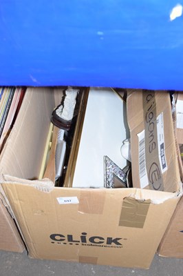 Lot 697 - One box of various kitchen wares, ornaments etc