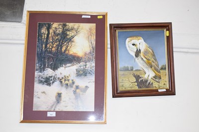Lot 701 - A print Farquharson depicting rams in the...