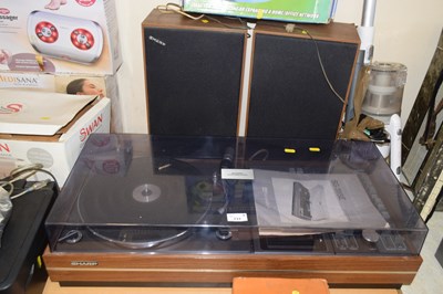 Lot 731 - A Sharp stereo music centre with speakers