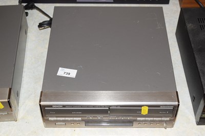 Lot 739 - Denon UDRW-250 twin cassette deck