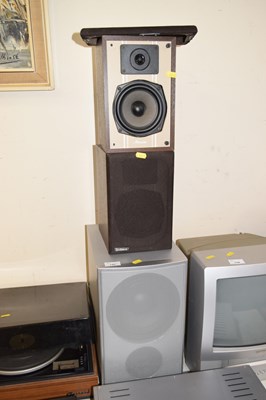 Lot 742 - Pair of Goodmans Maxim Loudspeakers and Canton...