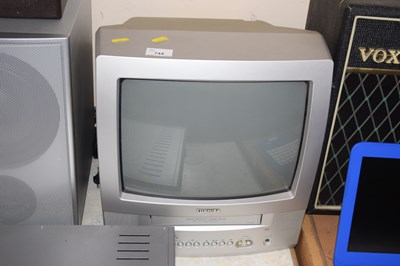 Lot 744 - Toshiba VTV1416 TV/VCR Combi with instructions...