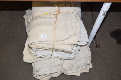 Lot 745 - Collection of various dust sheets