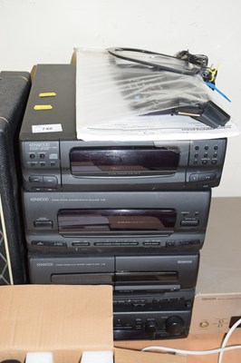Lot 748 - Kenwood B5 Stack system with all cables and...