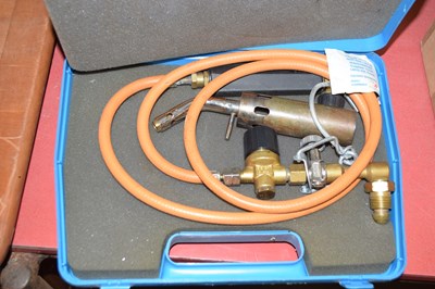 Lot 771 - A cased blow torch