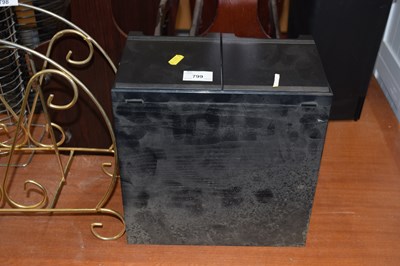 Lot 799 - A double cassette tape storage unit